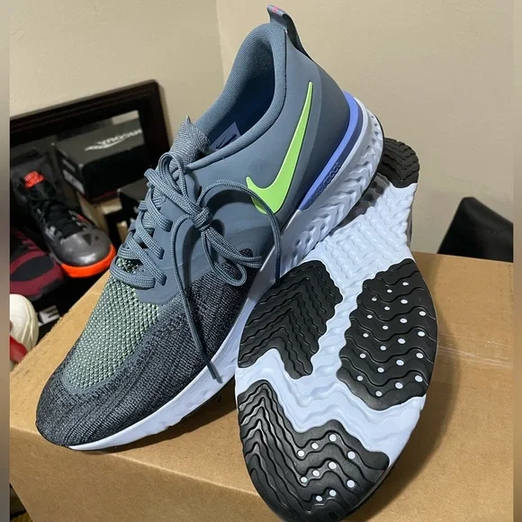 Nike | Shoes | Mens Nike Odyssey React 2 Flyknit Armory Blue  display picture 2